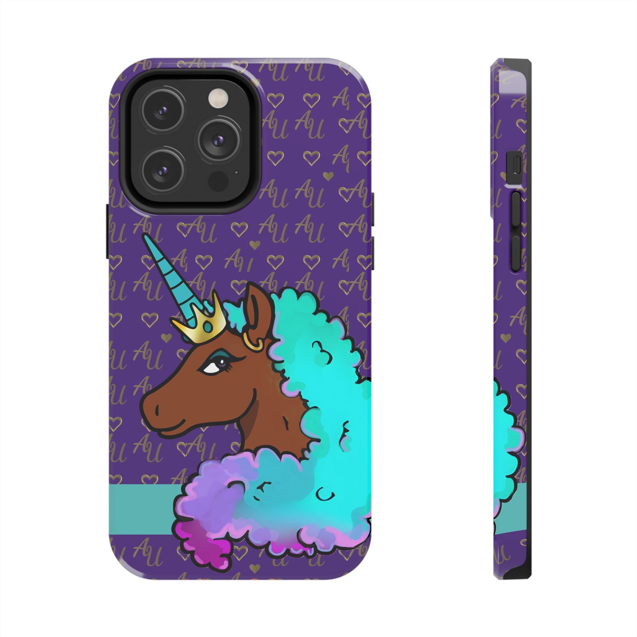 Afro Unicorn Tough Phone Case