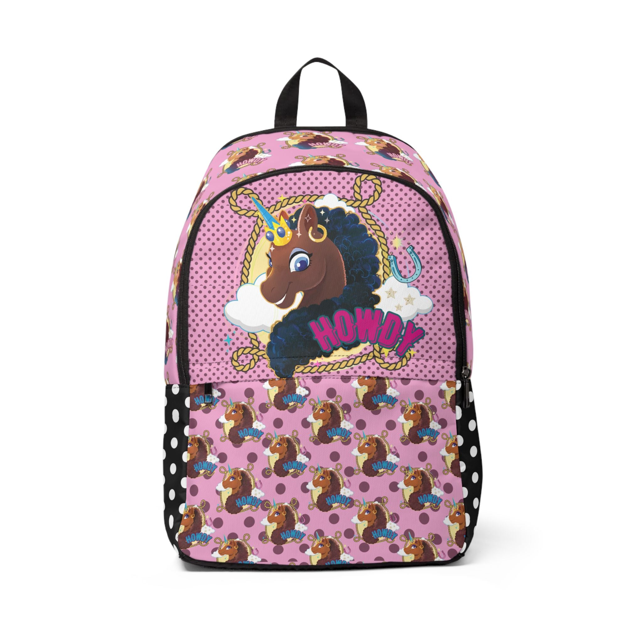 Afro Unicorn HOWDY Backpack