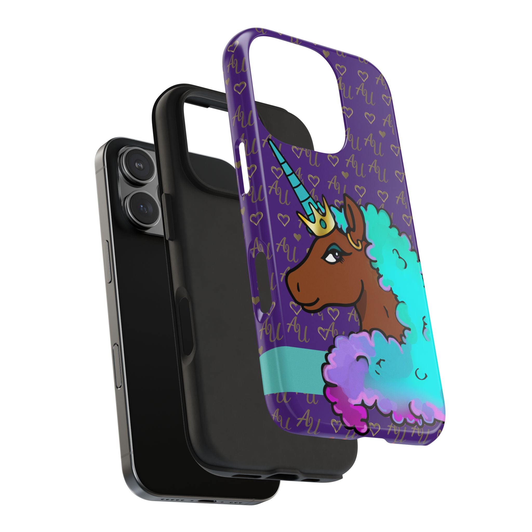 Afro Unicorn Tough Phone Case