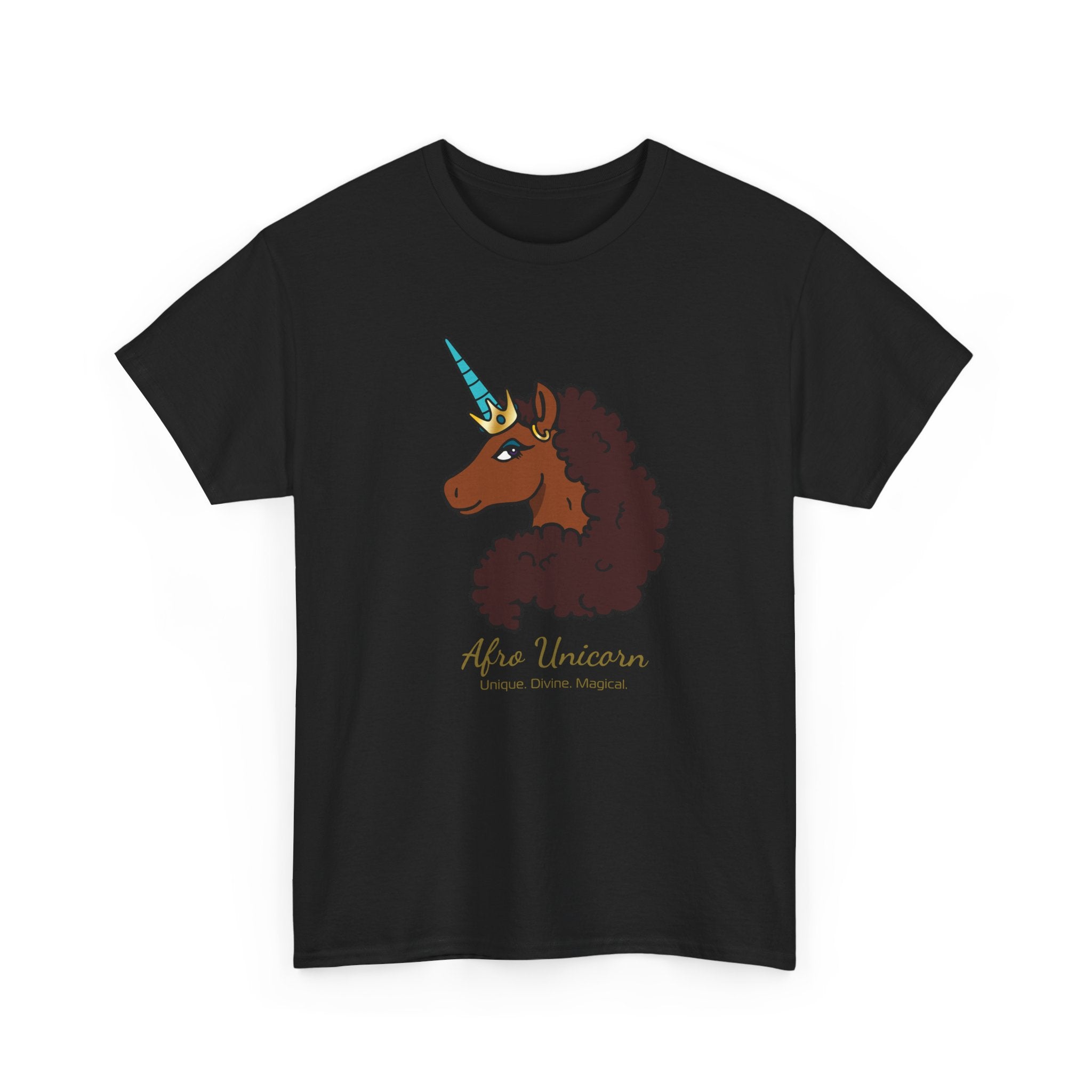 Adult - Afro Unicorn Signature Tee - Unique