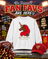Afro Unicorn Fan Favs Sweatshirt – Kansas Red & Gold