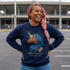 Afro Unicorn Fan Favs Sweatshirt – Seattle Navy & Green