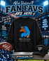 Afro Unicorn Fan Favs Sweatshirt – Carolina Blue & Black