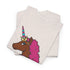 Adult - Afro Unicorn Pink & Blue Spring  Tee