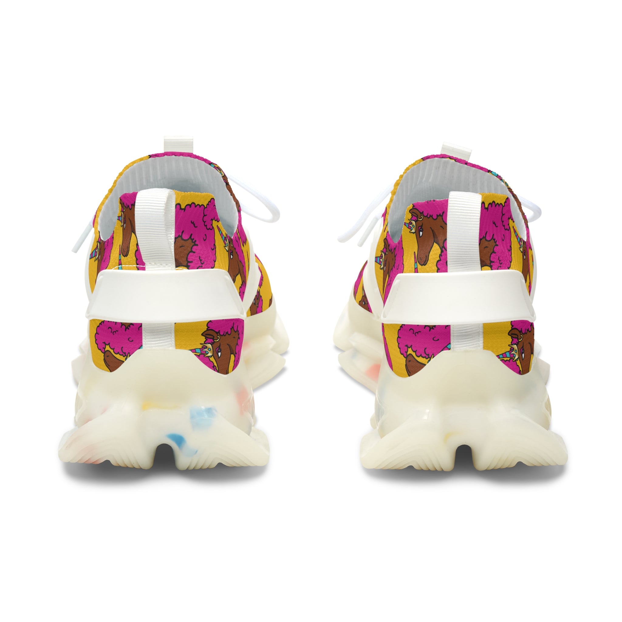 Mesh Sneakers Hot Pink Monogram