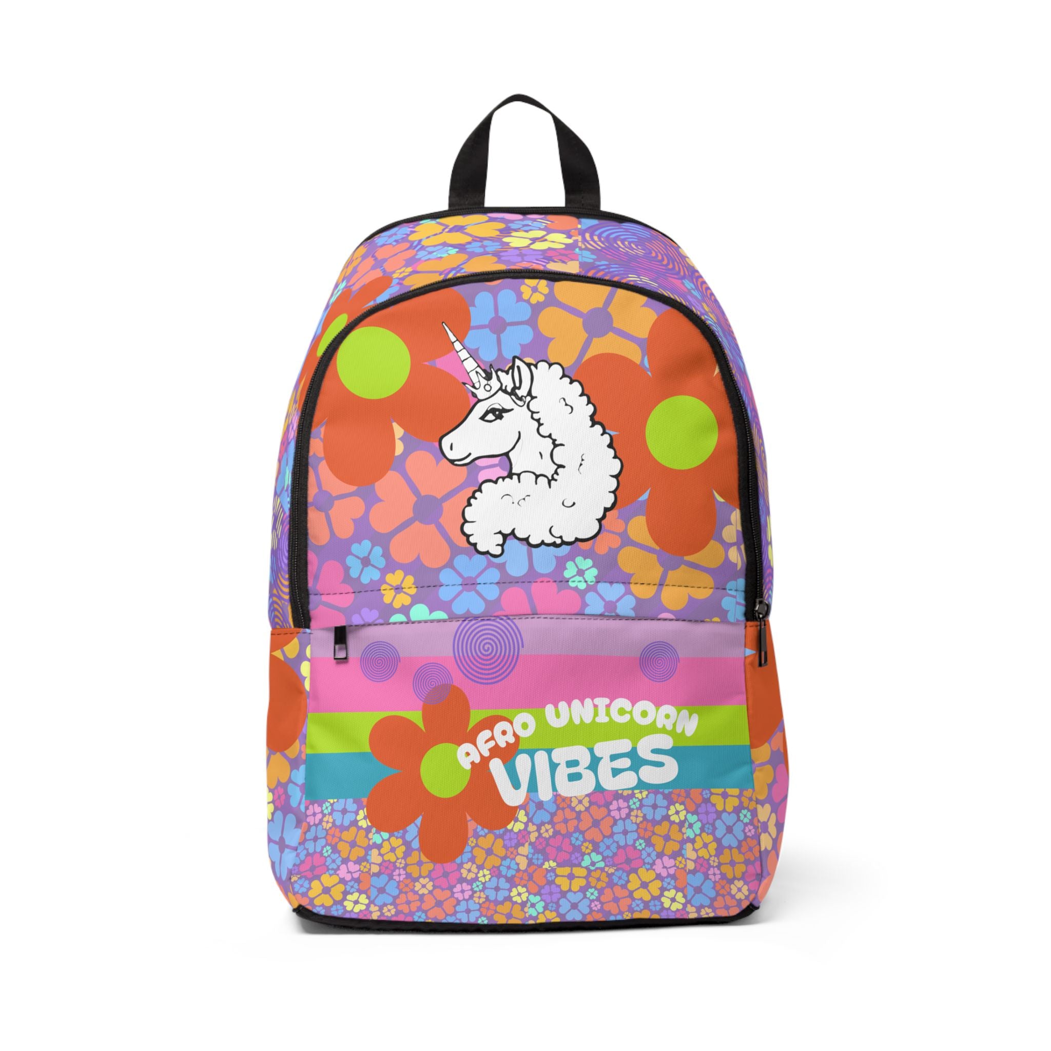 Afro Unicorn Vibes Backpack