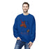 Afro Unicorn Fan Favs Sweatshirt – Buffalo Royal Blue & Red