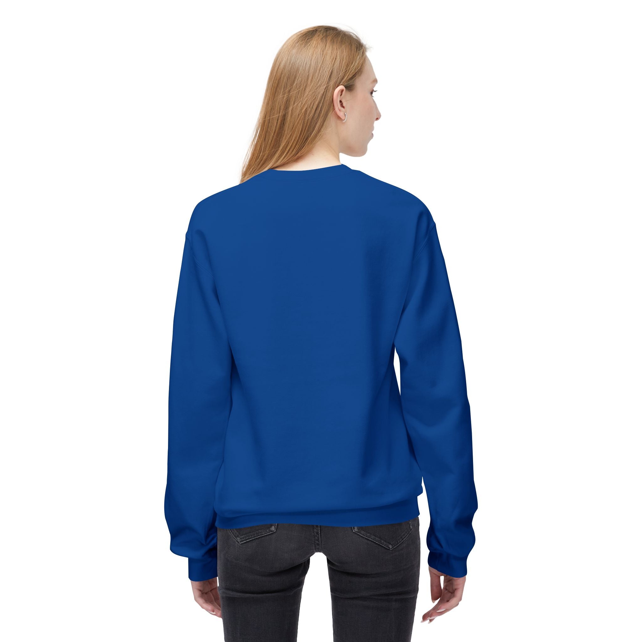 Afro Unicorn Fan Favs Sweatshirt – Buffalo Royal Blue & Red