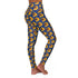 Afro Unicorn Blue & Gold High Waisted Leggings