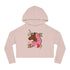 Women - Afro Unicorn Love Cropped Hoodie