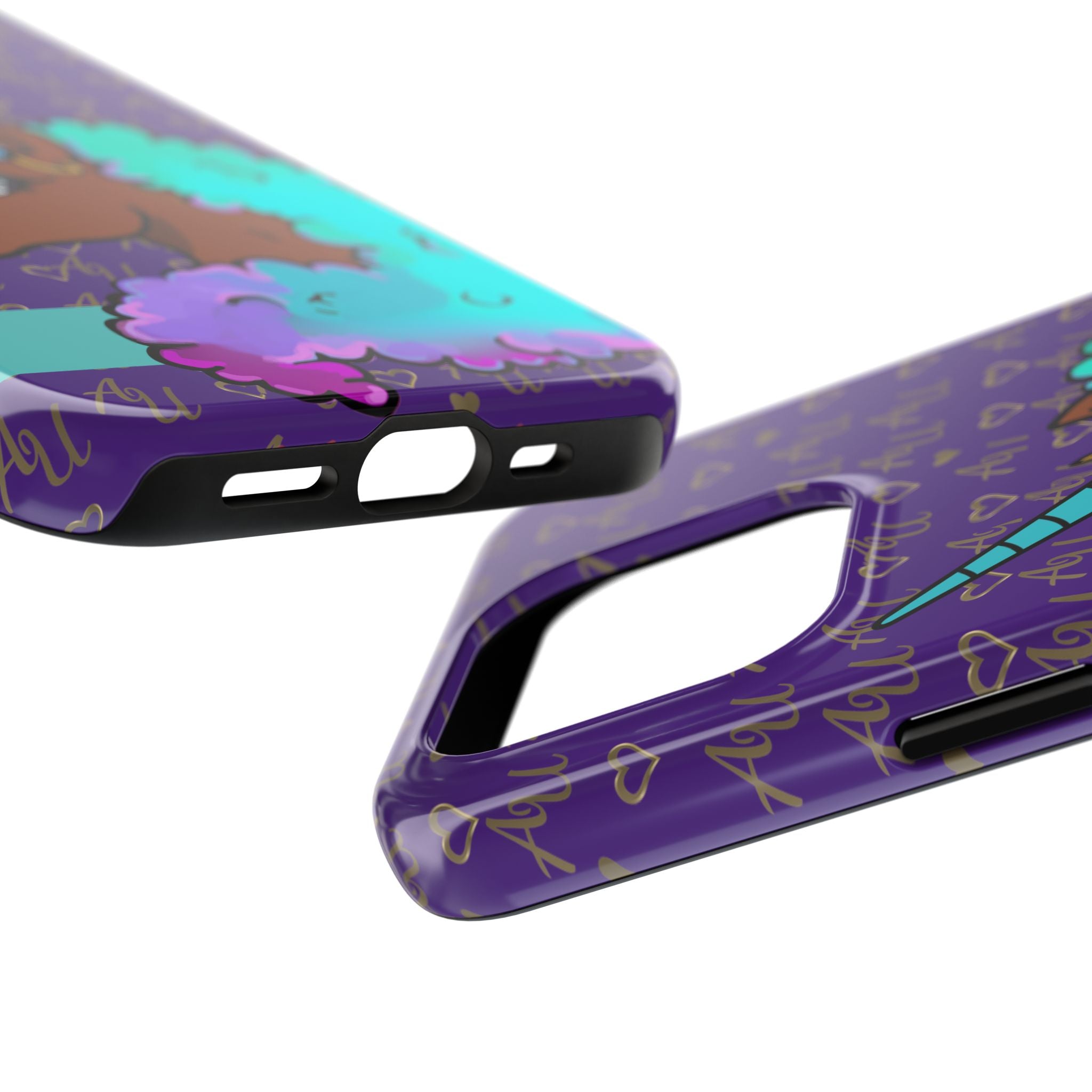 Afro Unicorn Tough Phone Case