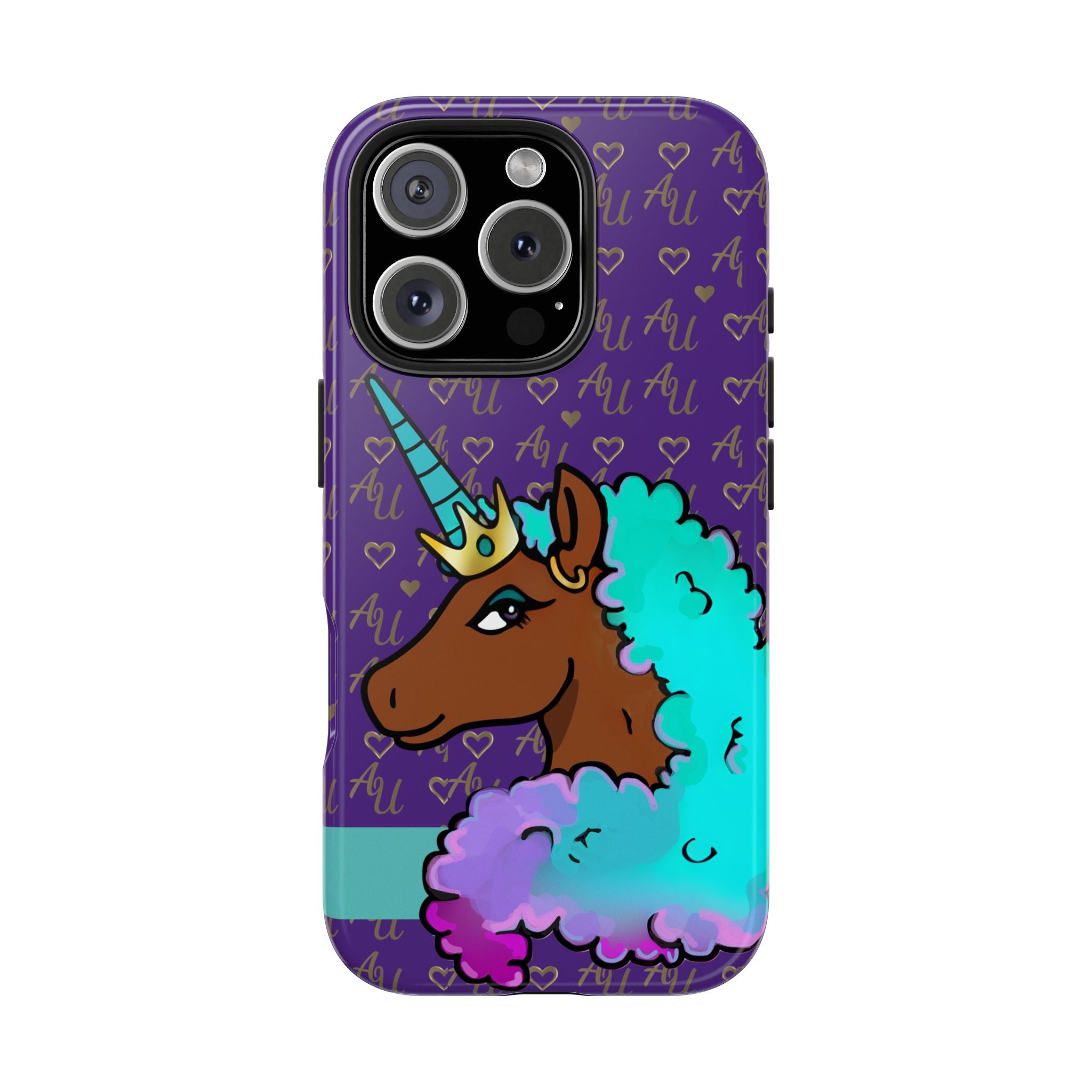 Afro Unicorn Tough Phone Case