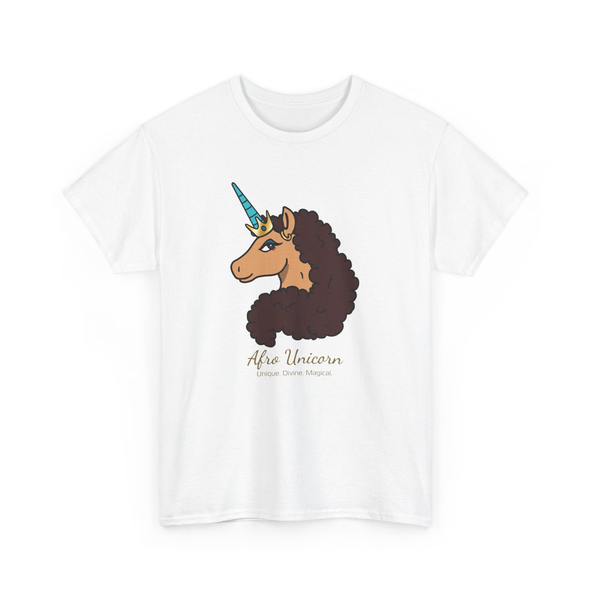 Adult - Afro Unicorn Signature Tee - Divine