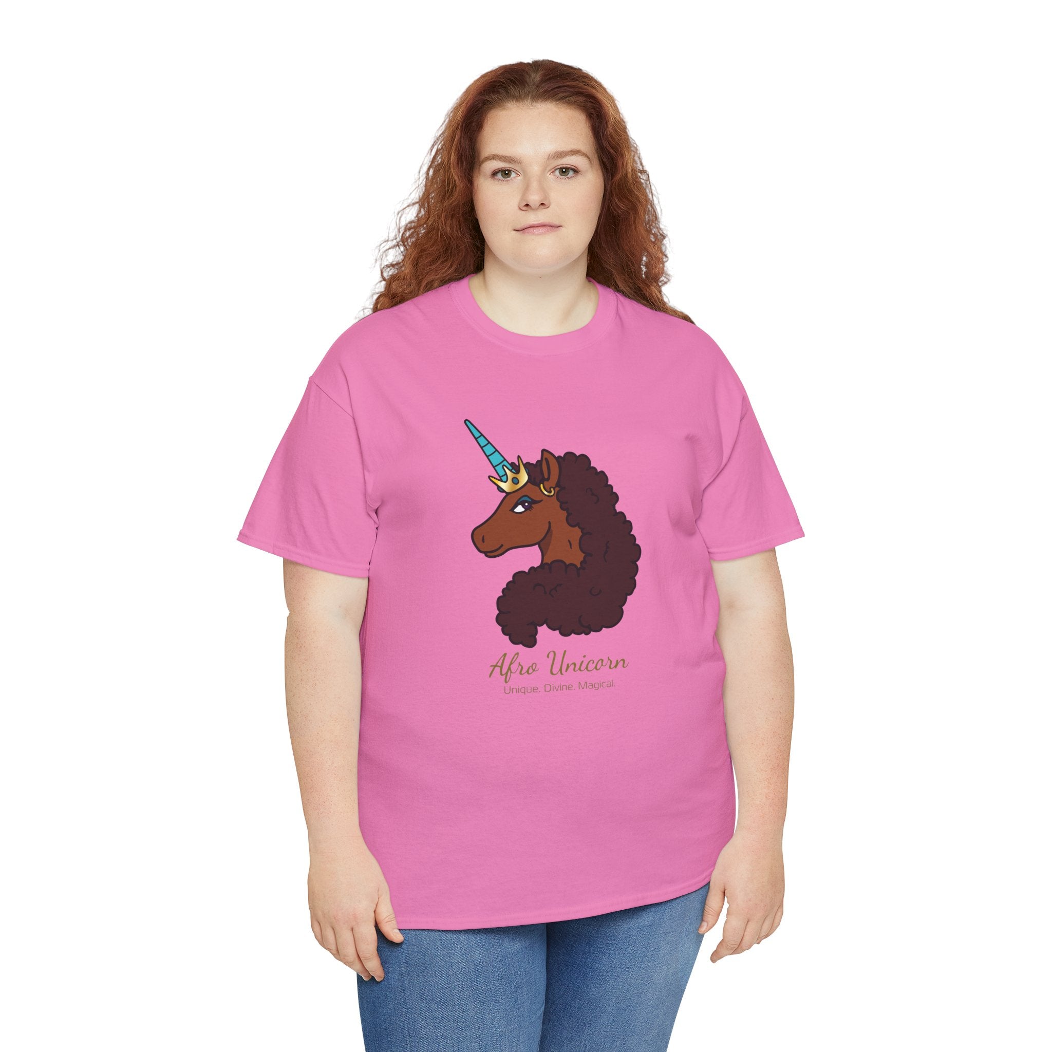 Adult - Afro Unicorn Signature Tee - Unique