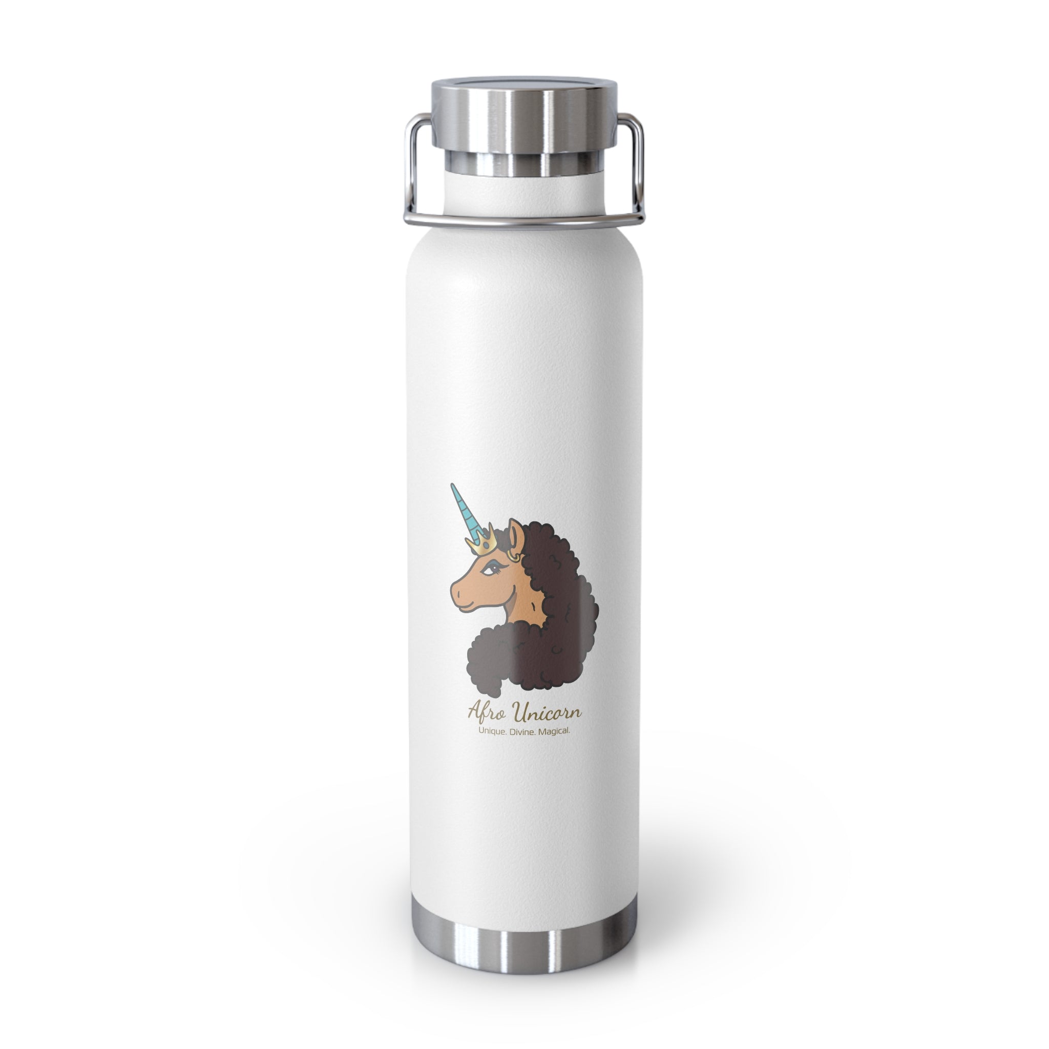 Divine - Afro Unicorn 22oz Insulated Water  Bottle