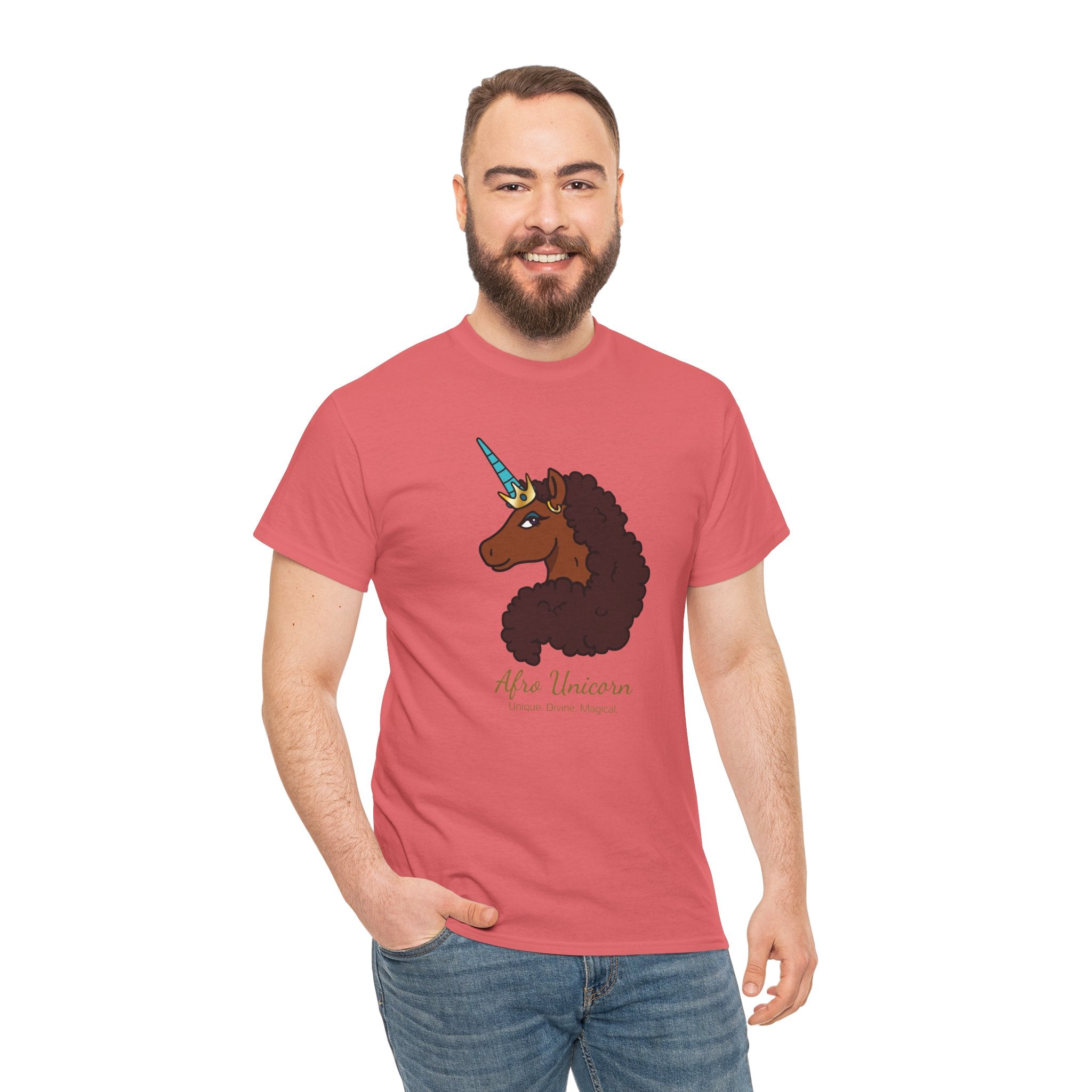 Adult - Afro Unicorn Signature Tee - Unique