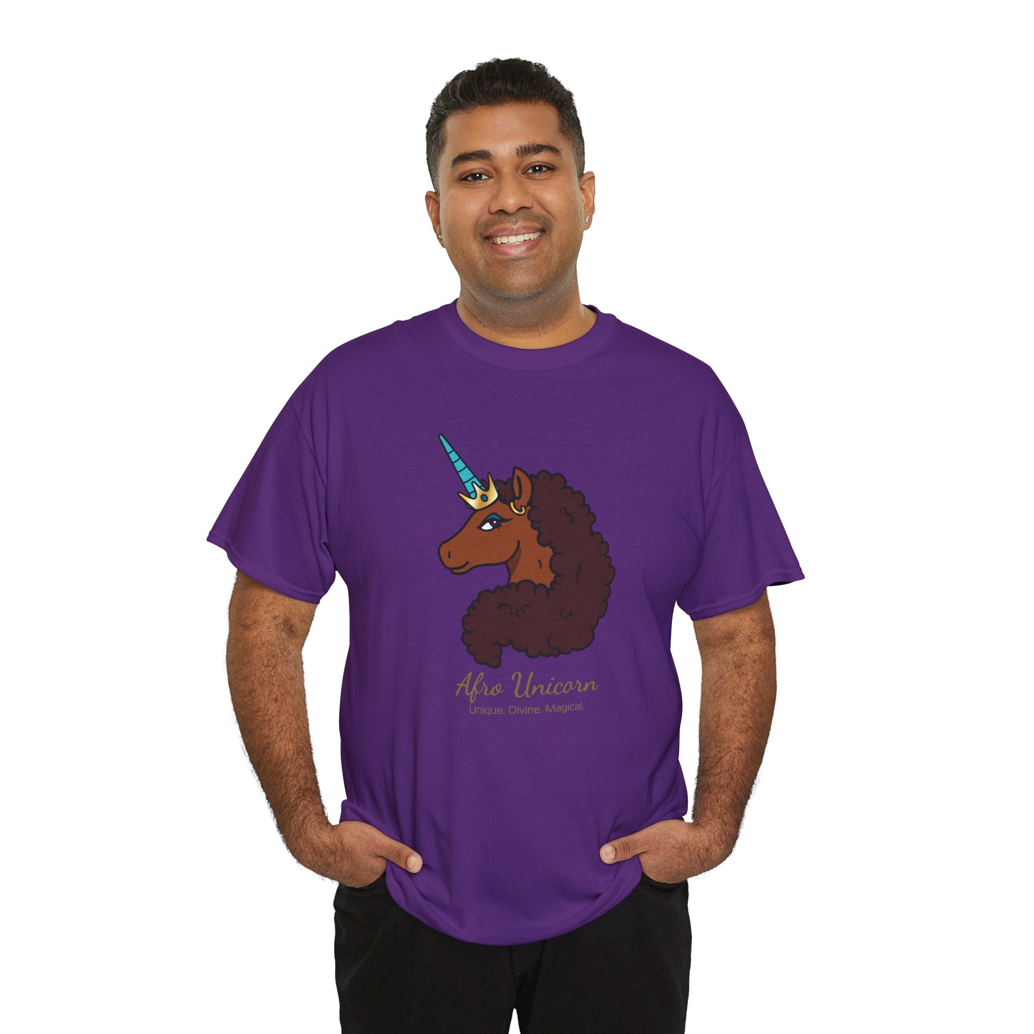 Adult - Afro Unicorn Signature Tee - Unique