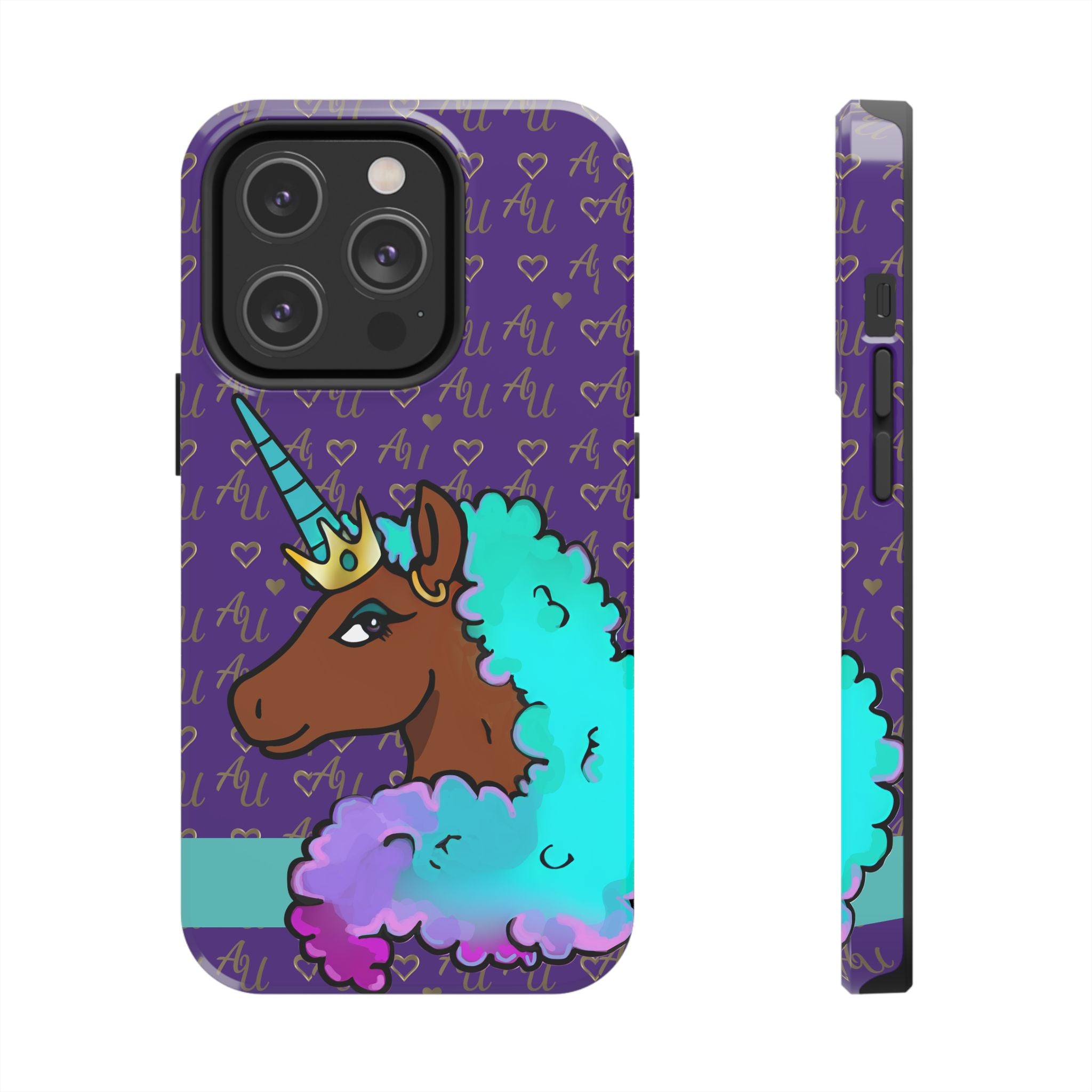 Afro Unicorn Tough Phone Case