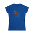 Afro Unicorn Royal & Blue Women's Tee — Celebrate D9 Love
