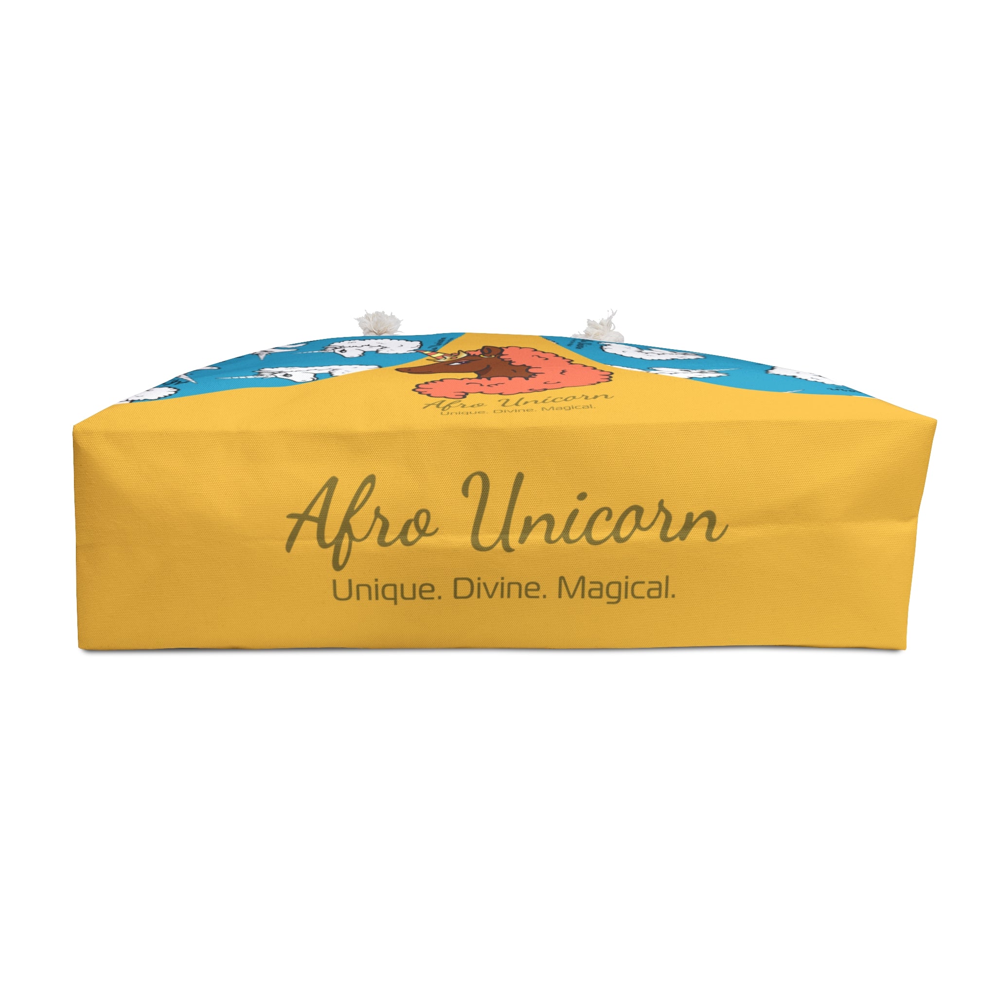 Afro Unicorn Summer Ready Weekender Bag - Aqua