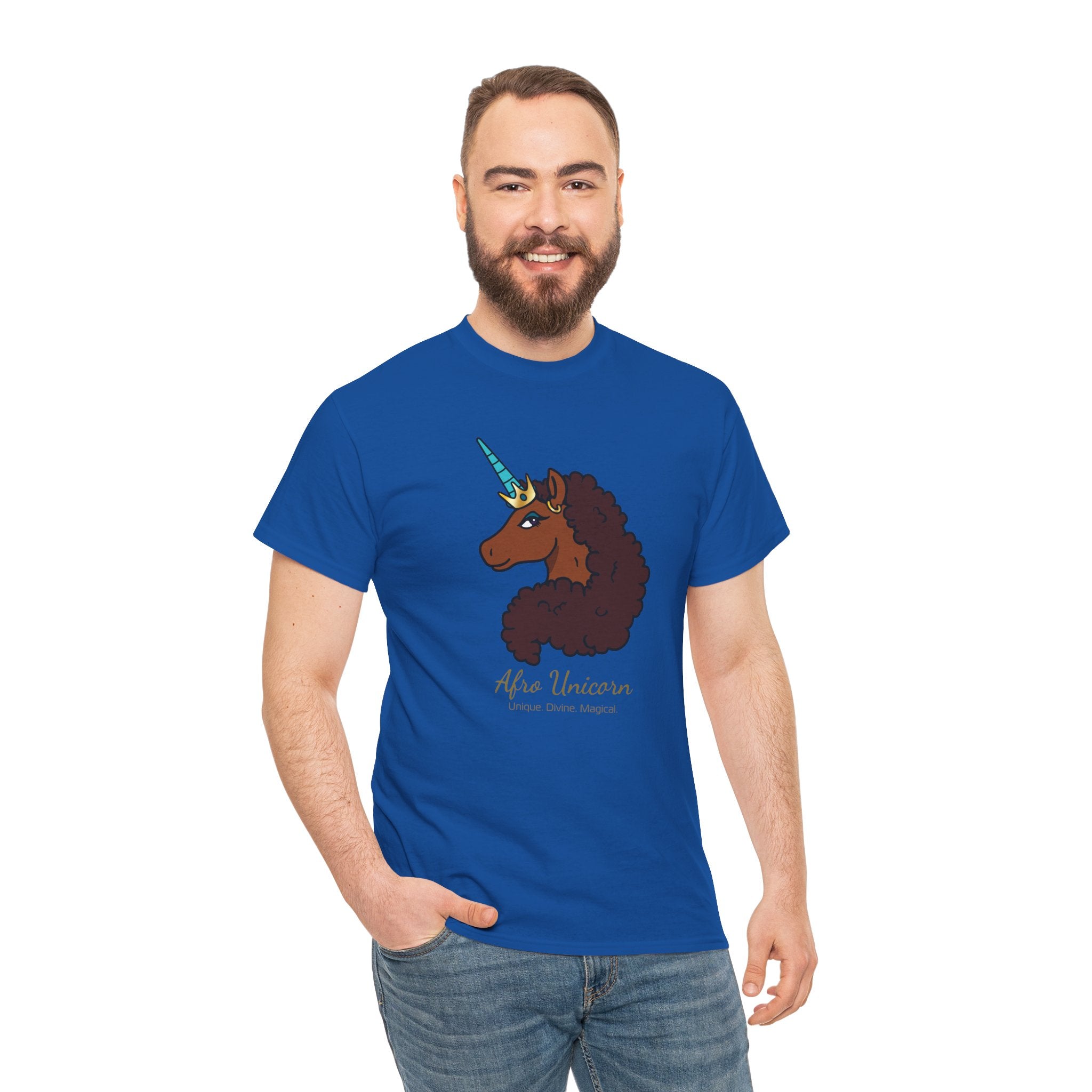 Adult - Afro Unicorn Signature Tee - Unique