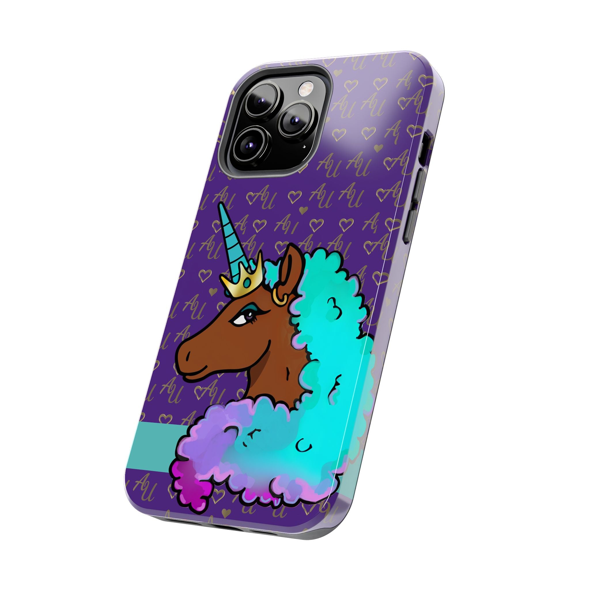 Afro Unicorn Tough Phone Case