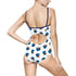 Afro Unicorn Royal Blue & White One-piece Swimsuit — D9 Zeta Love