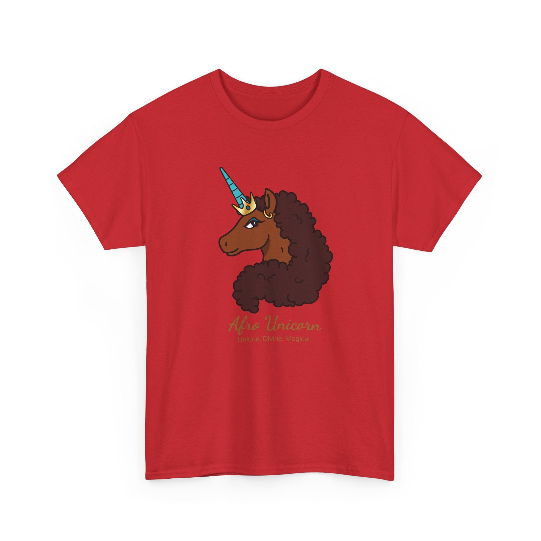 Adult - Afro Unicorn Signature Tee - Unique