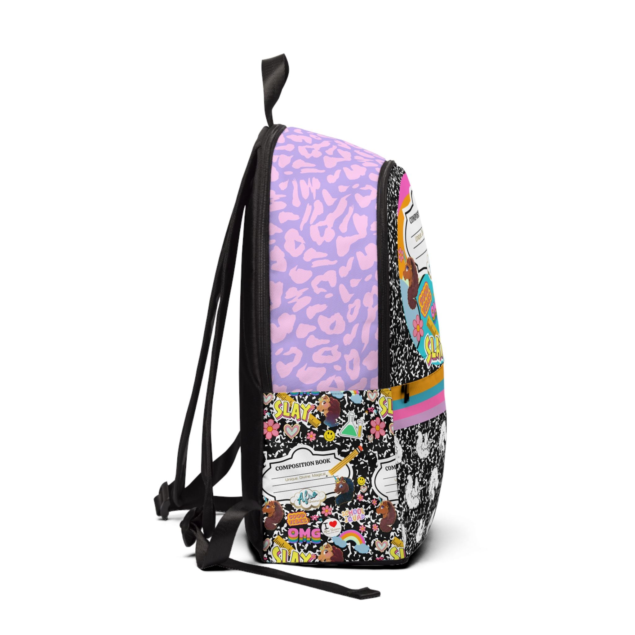 Afro Unicorn "THAT'S WRITE!" Backpack