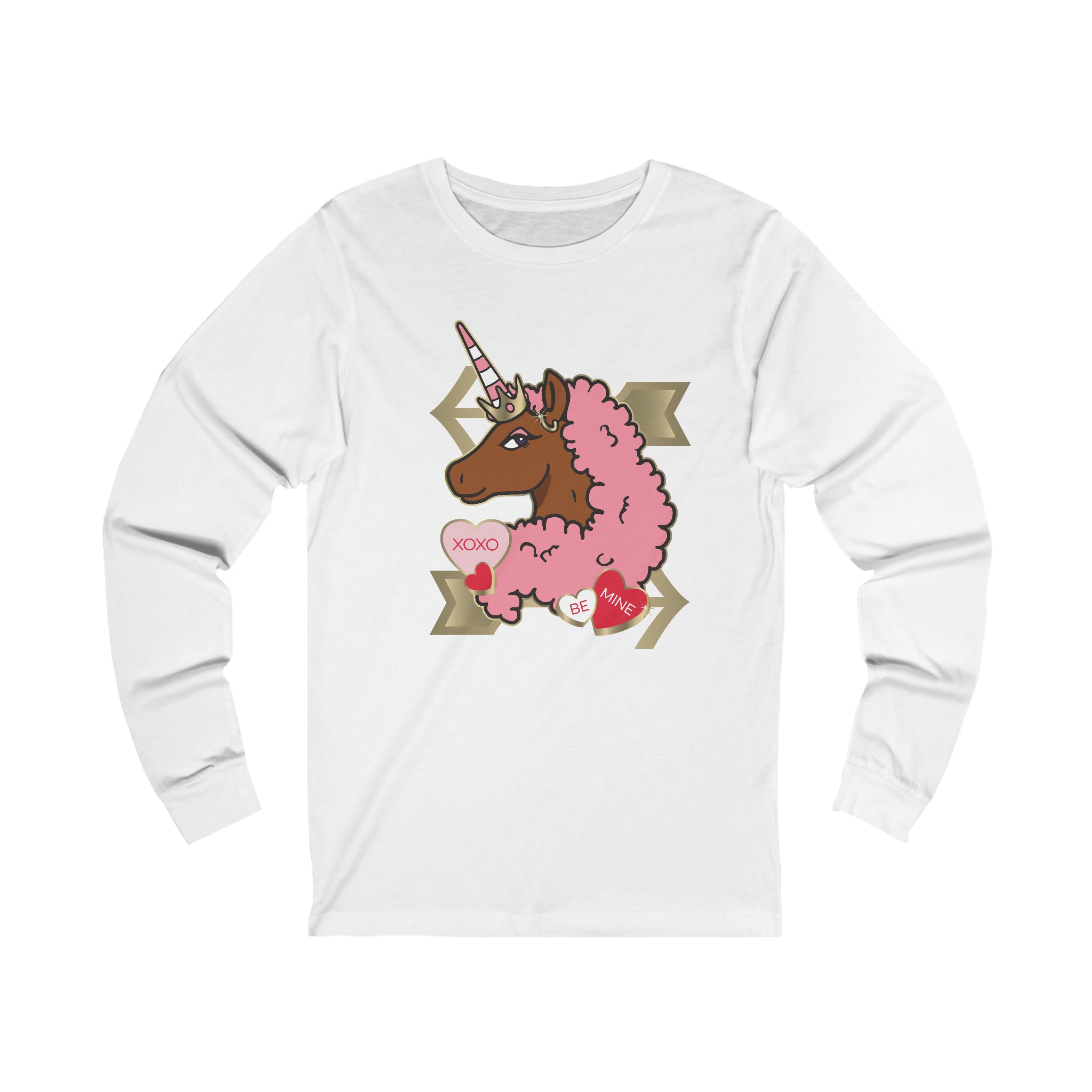 Adult - Afro Unicorn "Love" Long Sleeve Tee