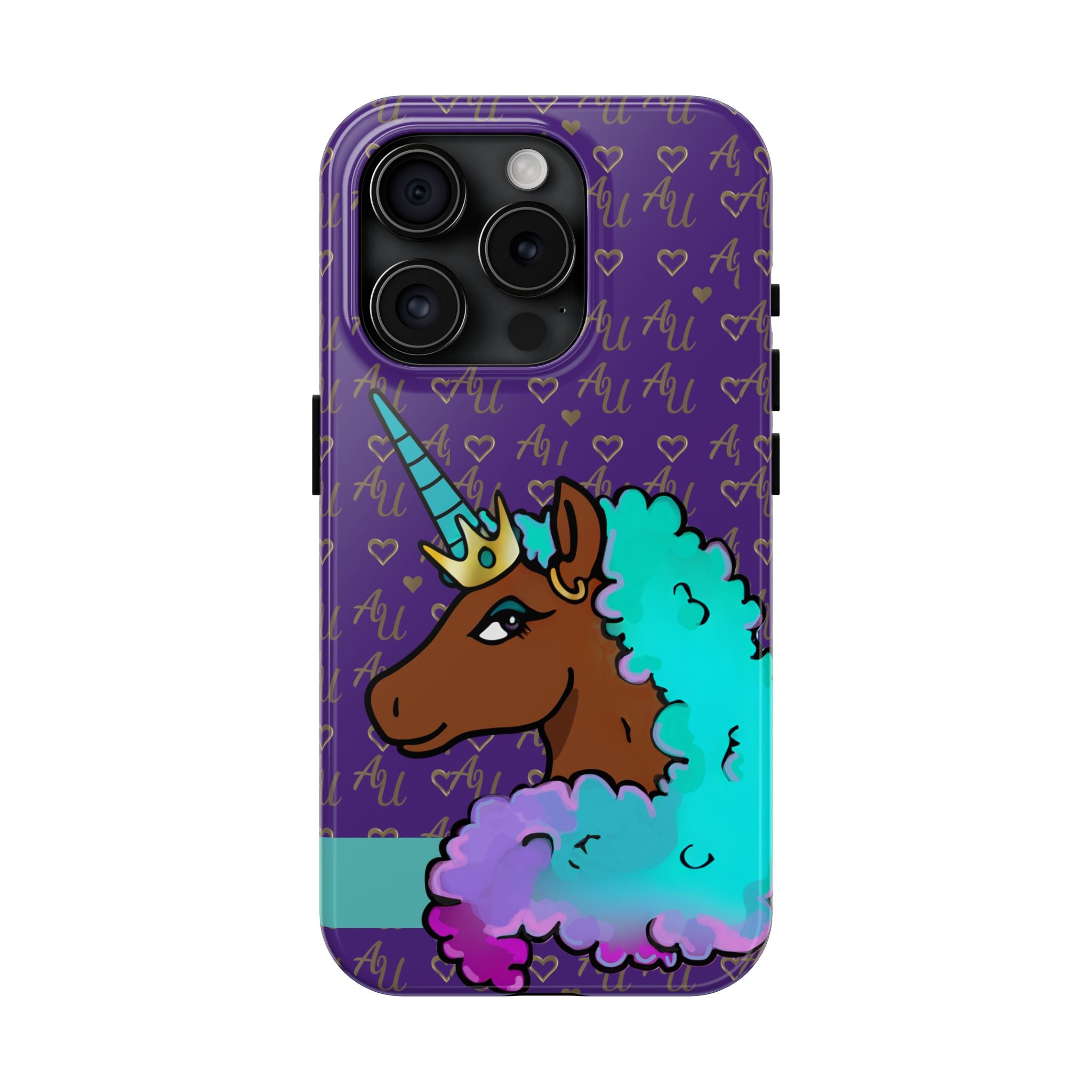 Afro Unicorn Tough Phone Case