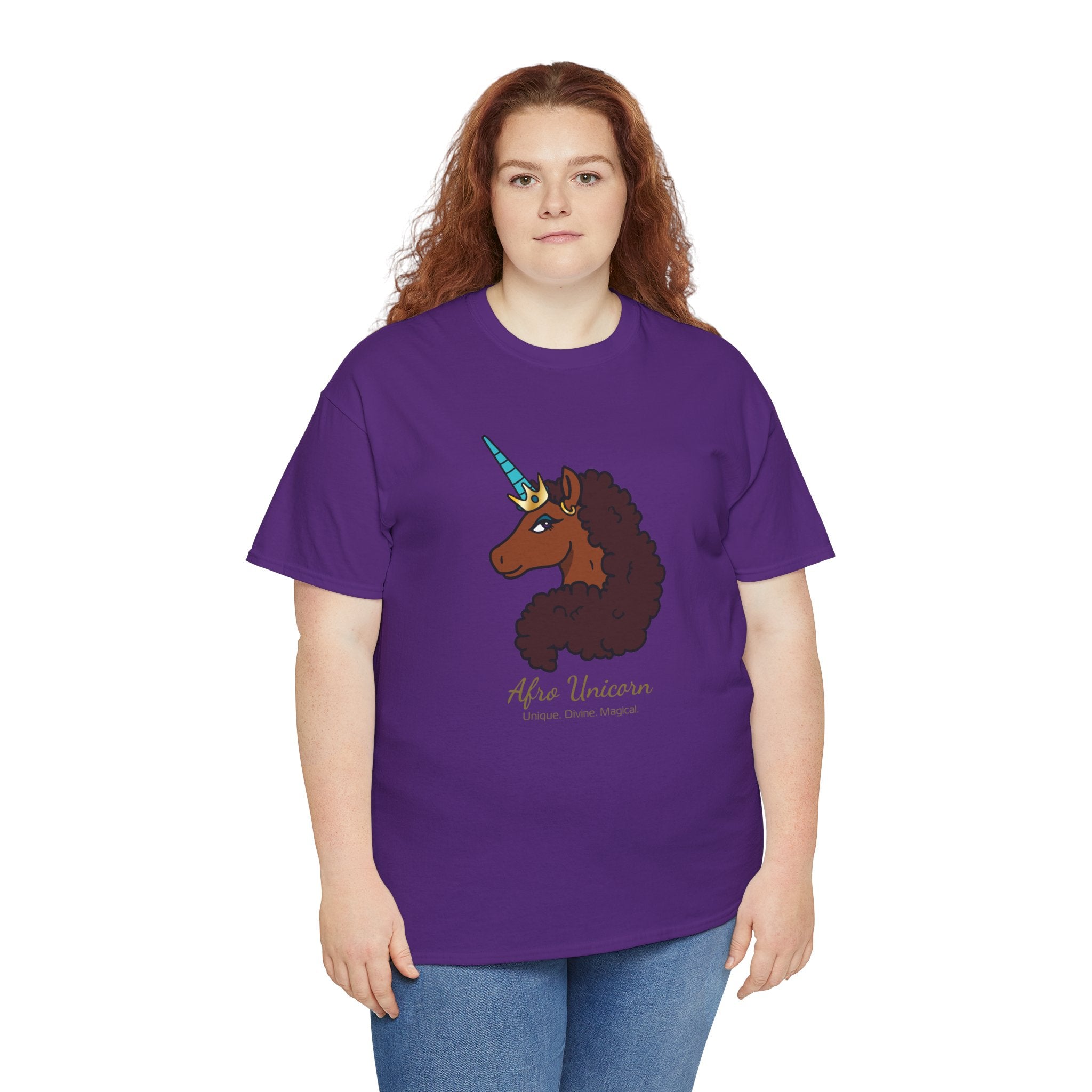 Adult - Afro Unicorn Signature Tee - Unique