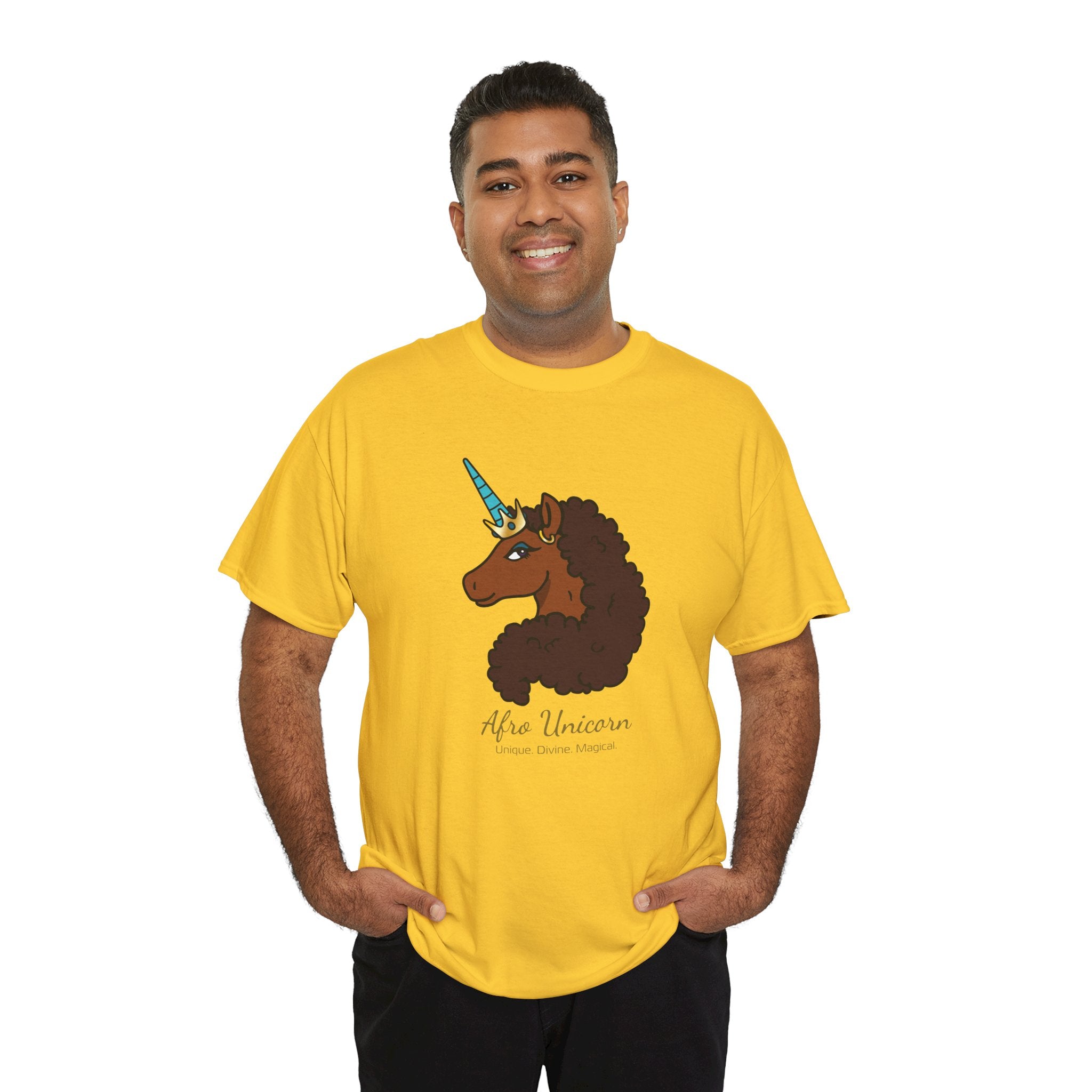Adult - Afro Unicorn Signature Tee - Unique
