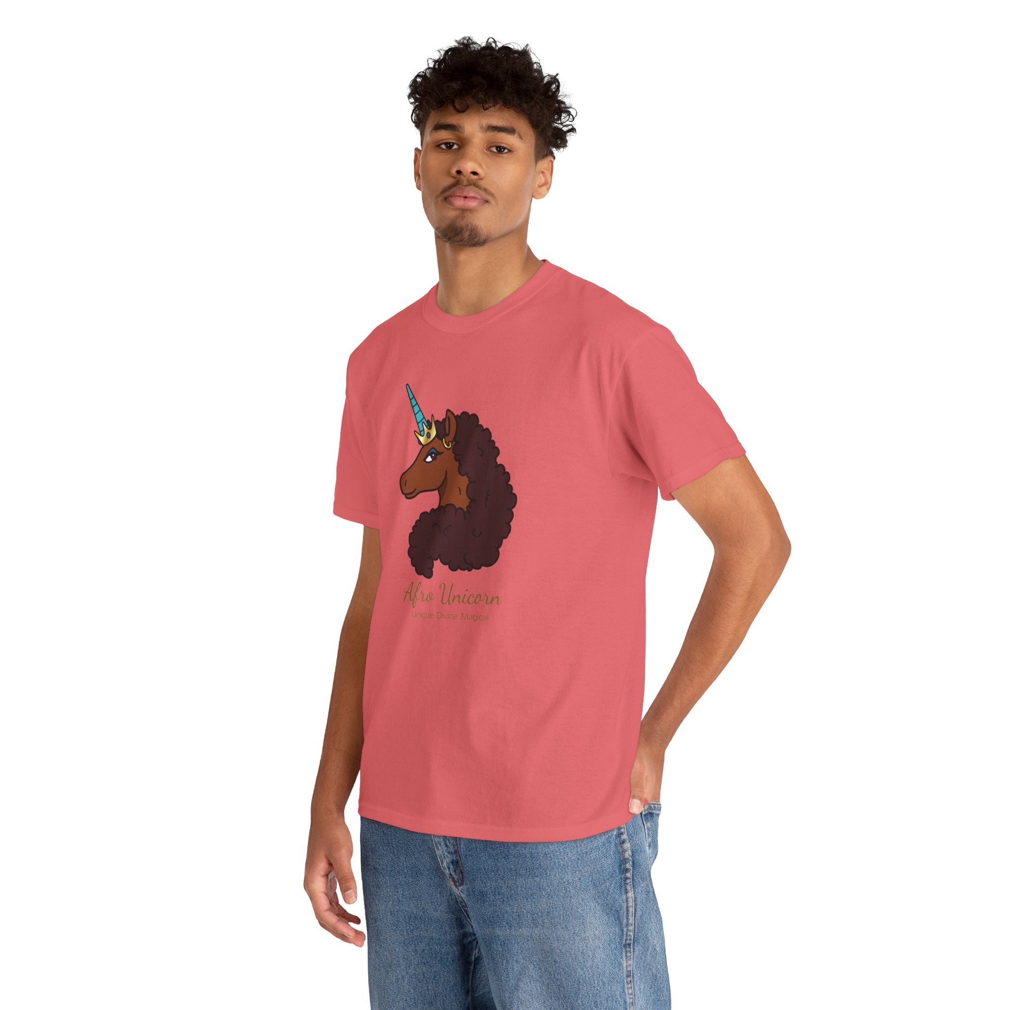 Adult - Afro Unicorn Signature Tee - Unique