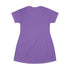 Afro Unicorn T-Shirt Dress  - Purple