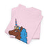 Adult - Afro Unicorn Blue & Pink Spring  Tee
