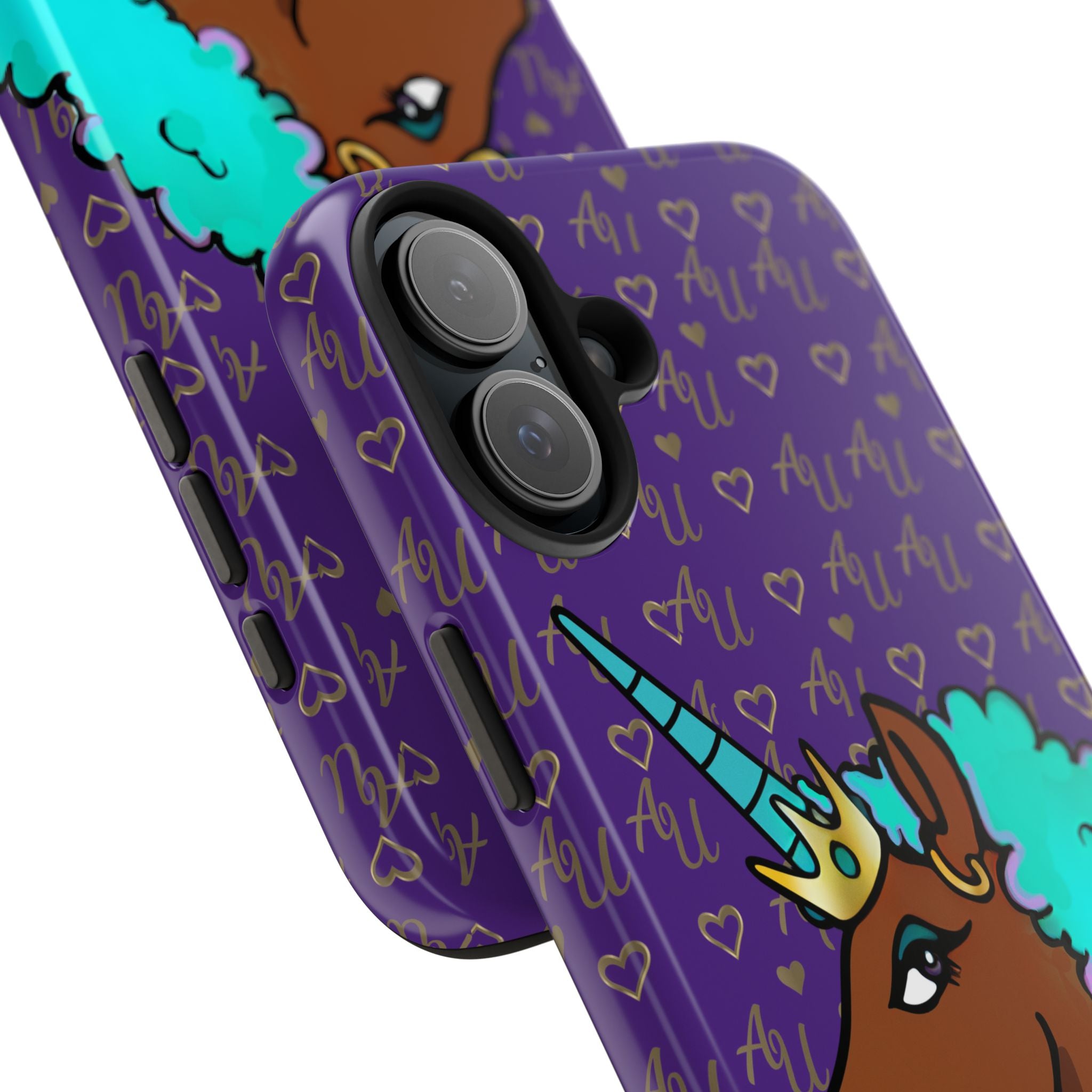 Afro Unicorn Tough Phone Case