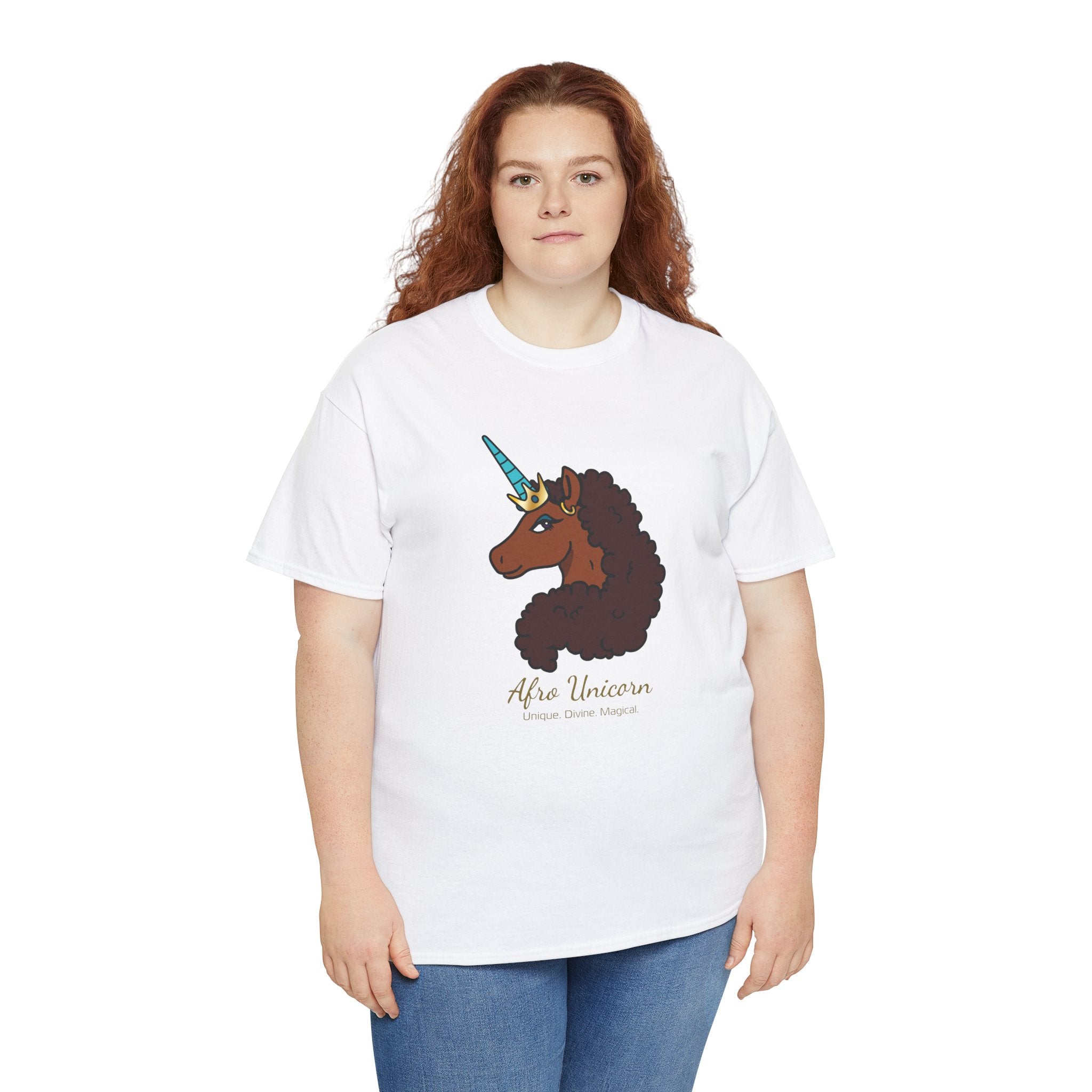 Adult - Afro Unicorn Signature Tee - Unique