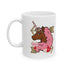 Mug - XOXO Afro Unicorn Ceramic Coffee Cup, 11oz