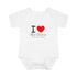Infant - I Love Afro Unicorn Onesie
