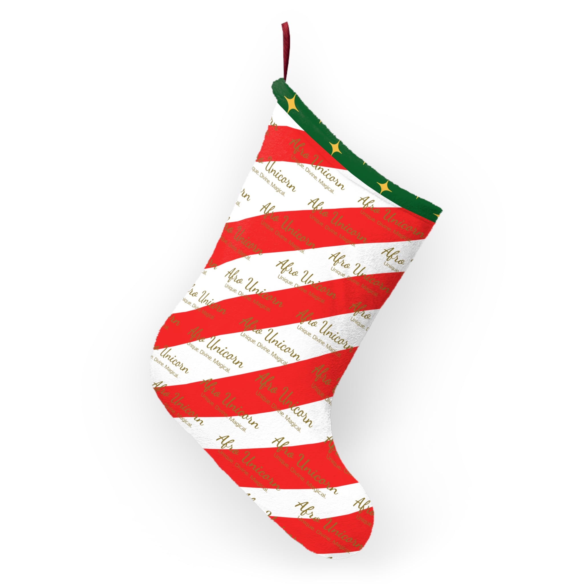 Afro Unicorn Signature Christmas Stockings