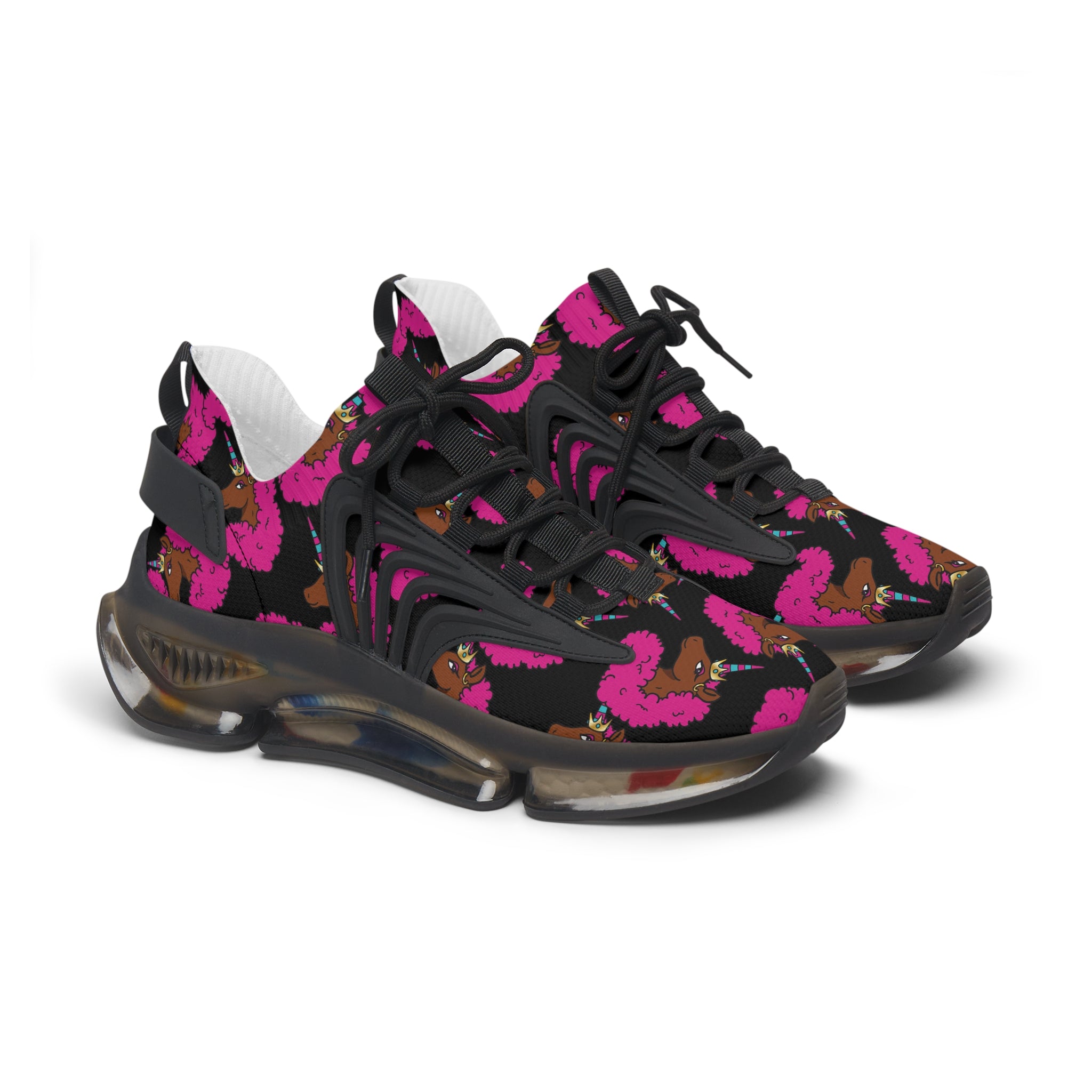 Mesh Sneakers Hot Pink Monogram