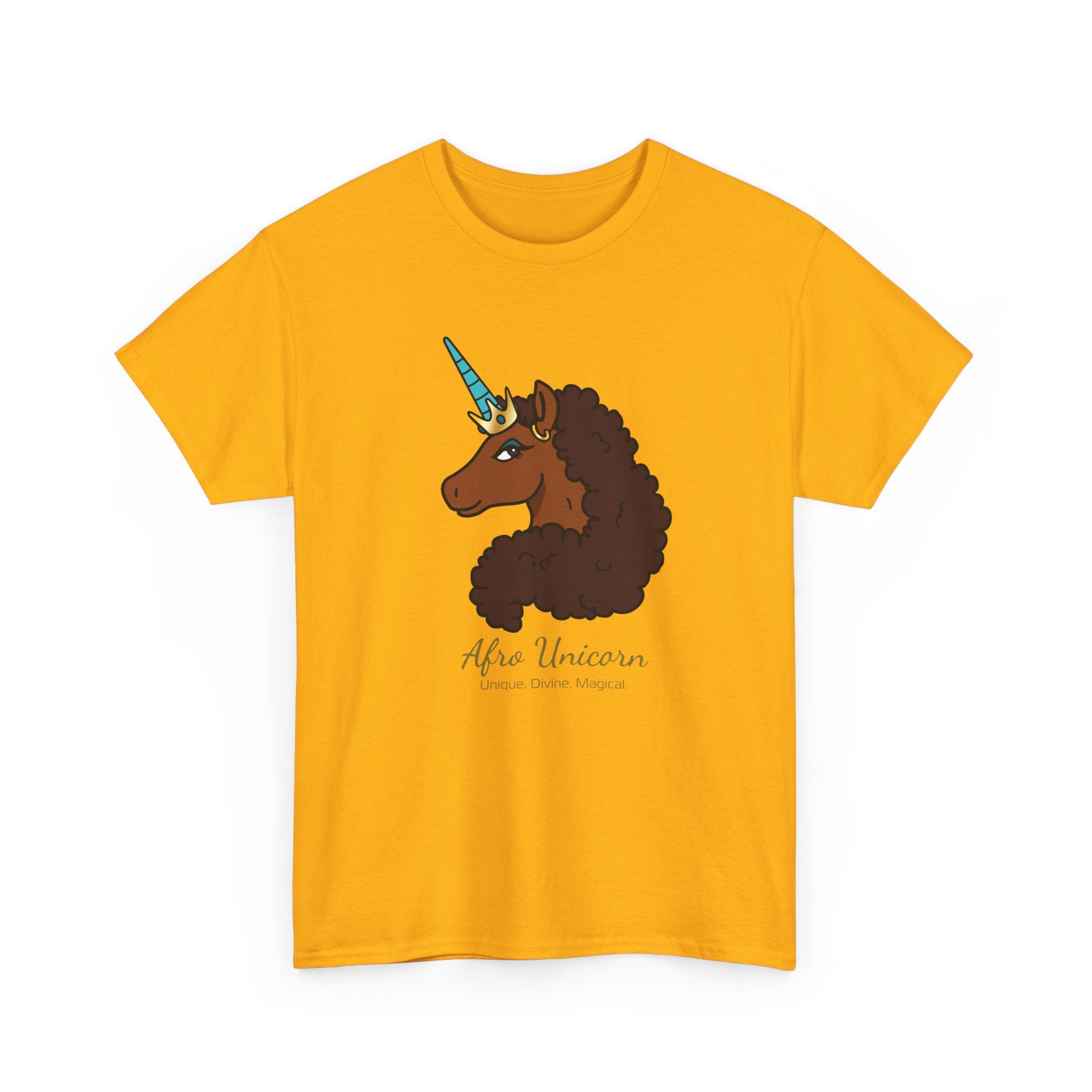 Adult - Afro Unicorn Signature Tee - Unique