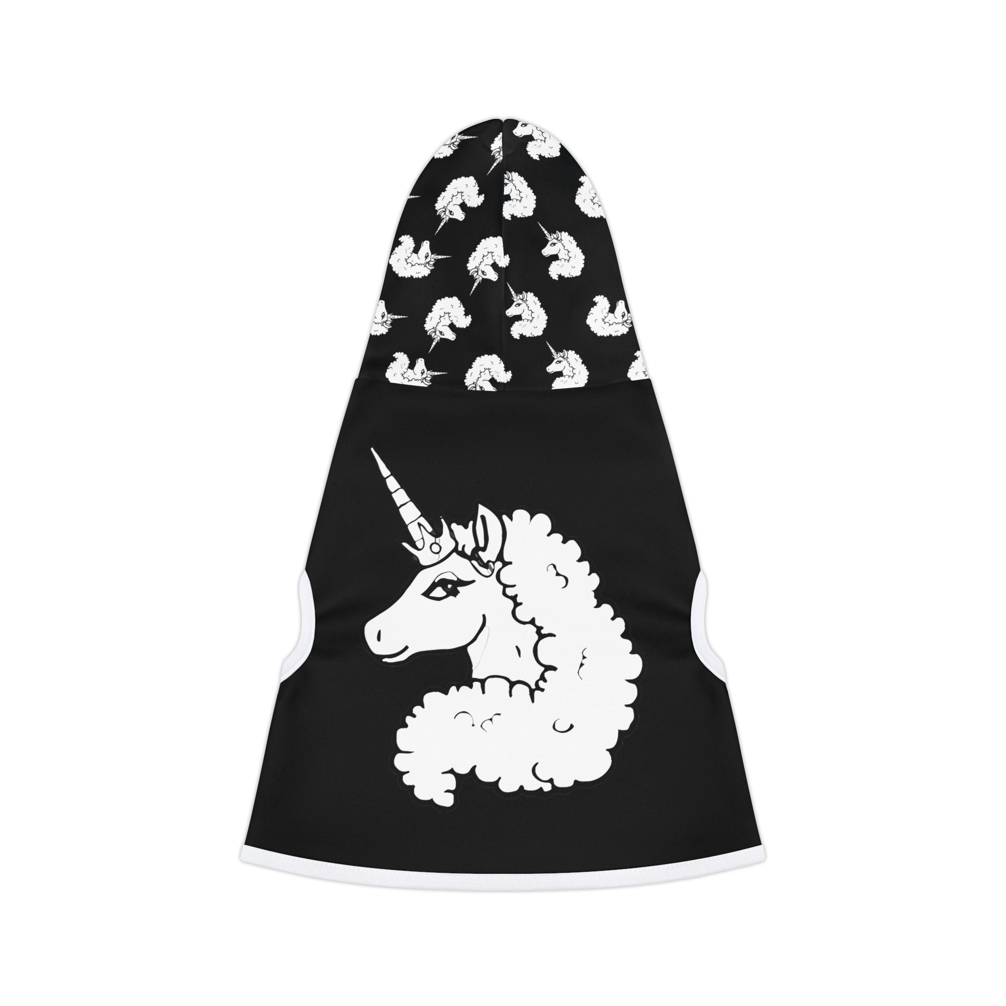 Afro Unicorn Pet Hoodie