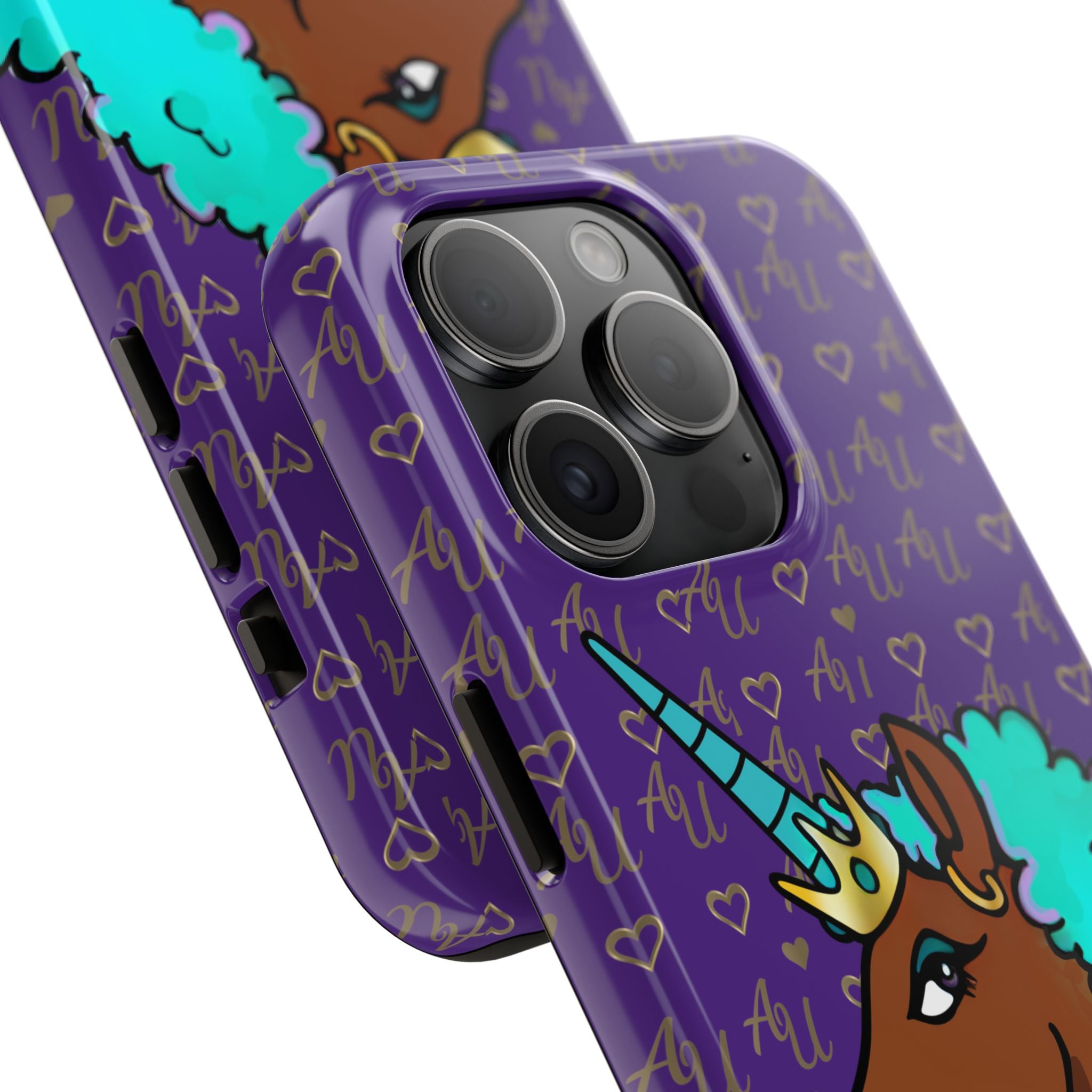 Afro Unicorn Tough Phone Case