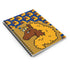 Spiral Notebook: Afro Unicorn Blue & Gold