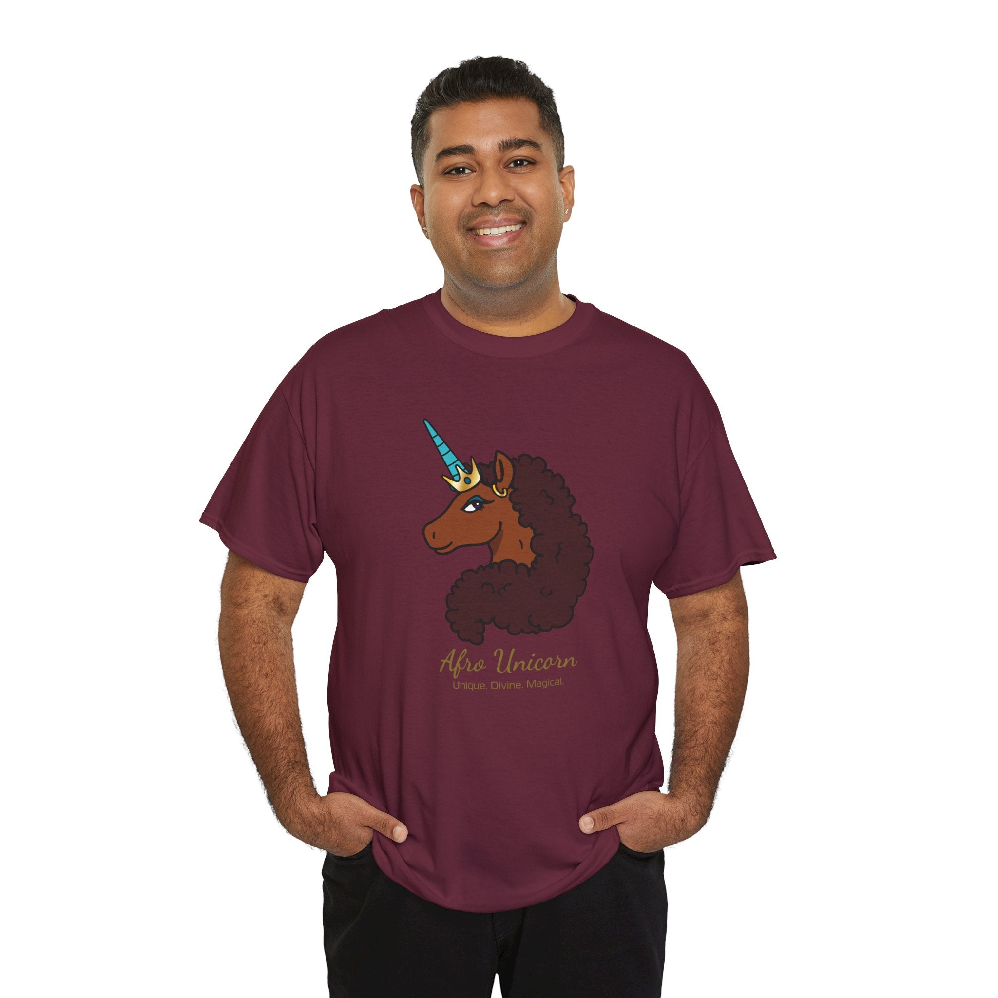 Adult - Afro Unicorn Signature Tee - Unique