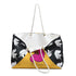 Afro Unicorn Summer Ready Weekender Bag - Hot Pink