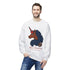 Afro Unicorn Fan Favs Sweatshirt – New England Navy & Red
