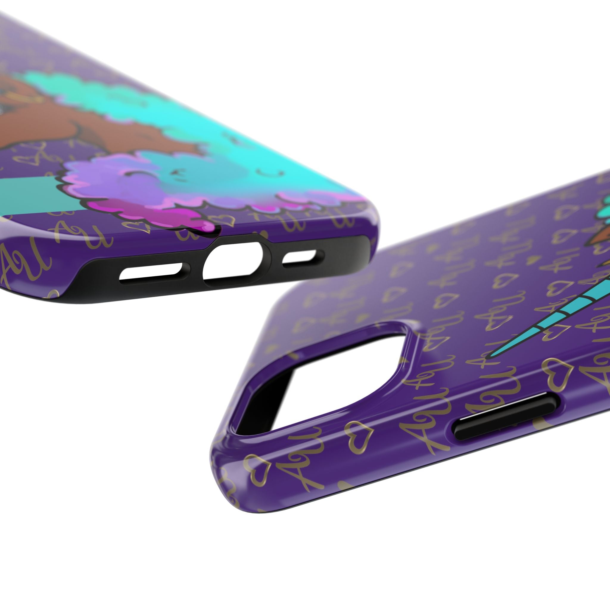 Afro Unicorn Tough Phone Case